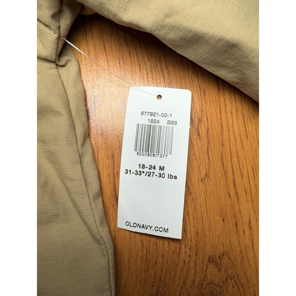 Old Navy 18-24m Rain Coat & Utility Jacket Toddler Baby Bundle NWT - Picture 4 of 13